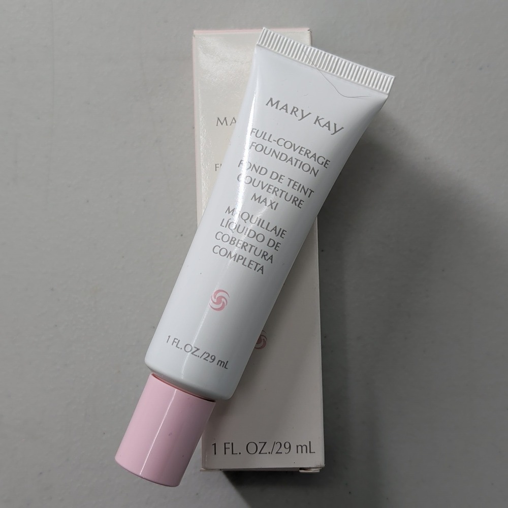 Mary Kay Full Coverage Foundation Bronze 607 Pink Cap 1 fl oz NEW in Box 378700